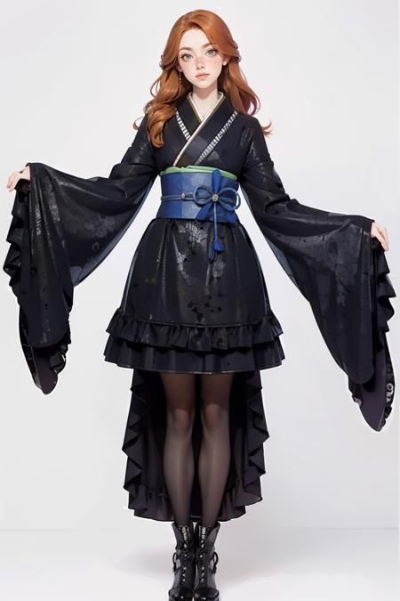 Gothic 2025 kimono dress